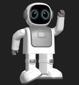 Інтерактивний AI Робот Robert - Bluetoth колонка для дітей (IOS/Android) Білий  Robert01 фото